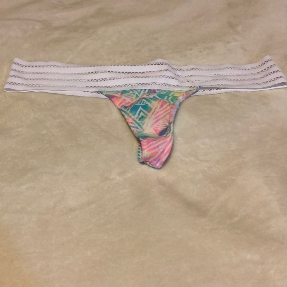Pink thong